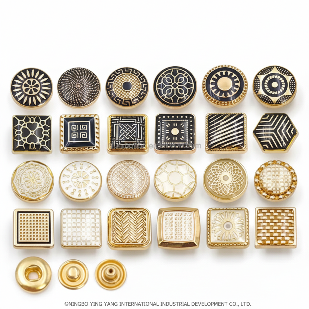 Thobe Snap Buttons in Buttons from YING YANG